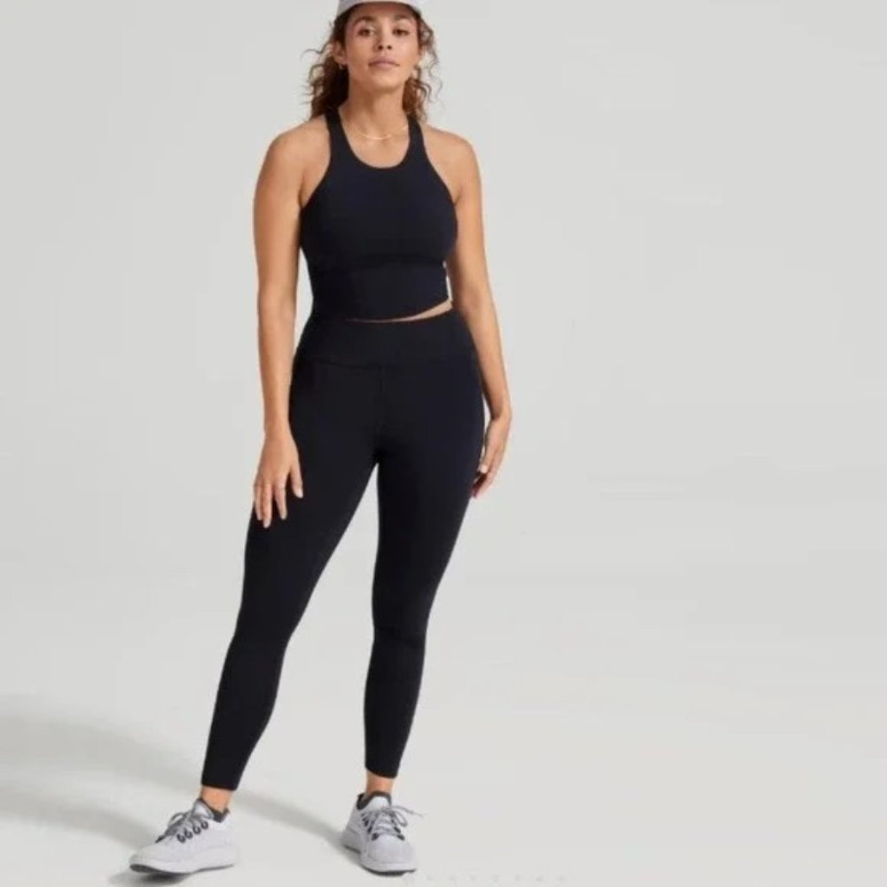 NWT allbirds Women's Natural Legging-Full Length-Natural Black-Size M